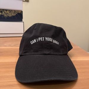 “Can I pet your dog” hat